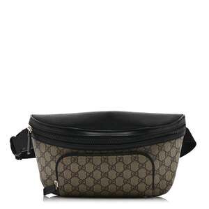Gucci Gg Supreme Belt Bag Black #242075G95B